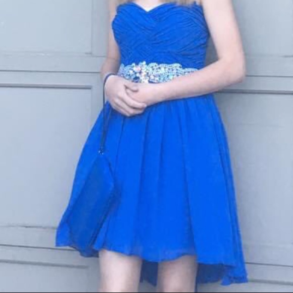 Dark Blue Homecoming Dress